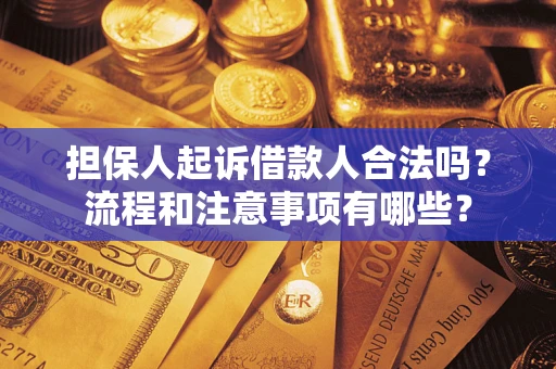 北京担保人起诉借款人合法吗？流程和注意事项有哪些？