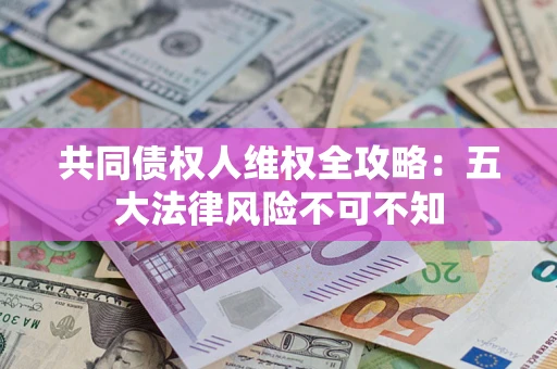 北京共同债权人维权全攻略：五大法律风险不可不知