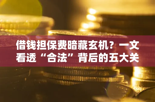 北京借钱担保费暗藏玄机？一文看透“合法”背后的五大关键陷阱